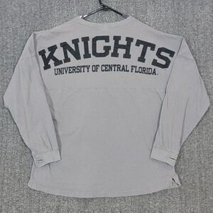 UCF Knights T-Shirt Mens Large Gray Long Sleeve University of Central Florida